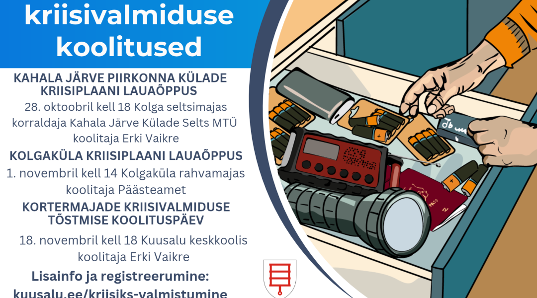 Kriisikoolitused plakat